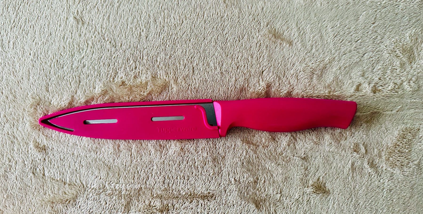 Tupperware Coltelli da cucina: Tupperware Küchenmesser/Gemüsemesser, pink – Nuovo (secondo la descrizione) da Wallbach venduto da paxnic