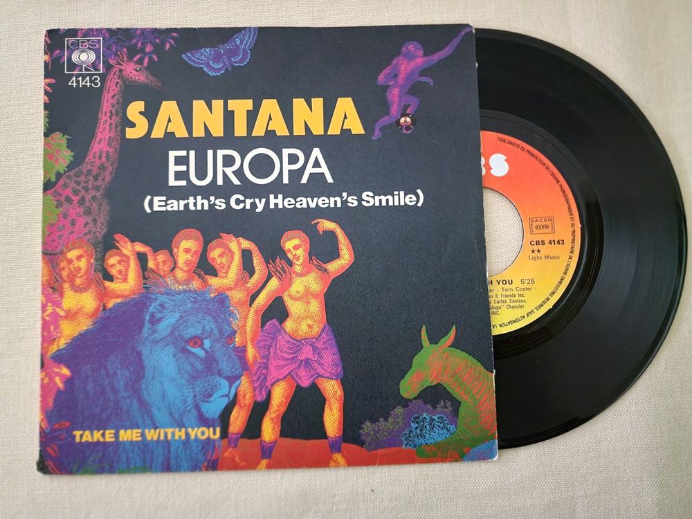 Santana Single – Europa (Earth's Cry Heaven's Smile) | Kaufen auf Ricardo