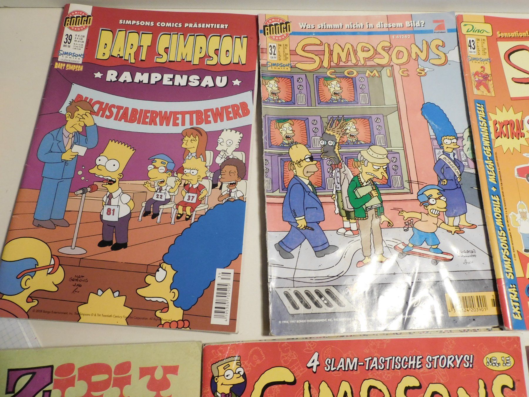 Fumetti: Simpsons Comic Hefte v Bongo Div 9 x alte Simpsons  v Bongo – Usato da Sursee venduto da 76 4