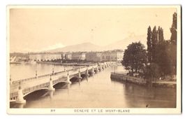 Fotografie Geneve, Blick auf die Stadt m