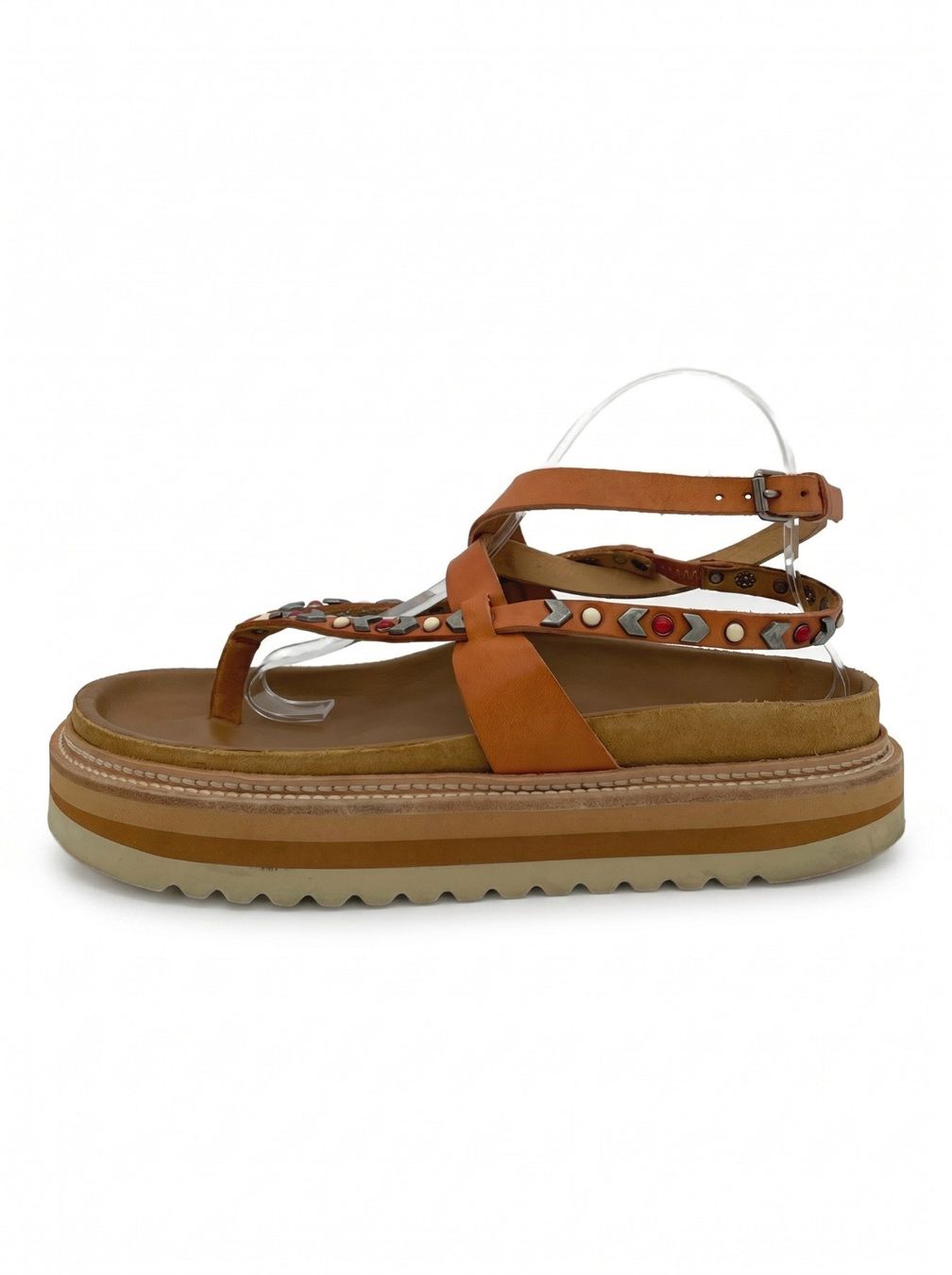 Isabel Marant Scarpe da donna: Isabel Marant Elham Flache Sandale EU 40 Braun – Usato da Zürich venduto da shoe_shop