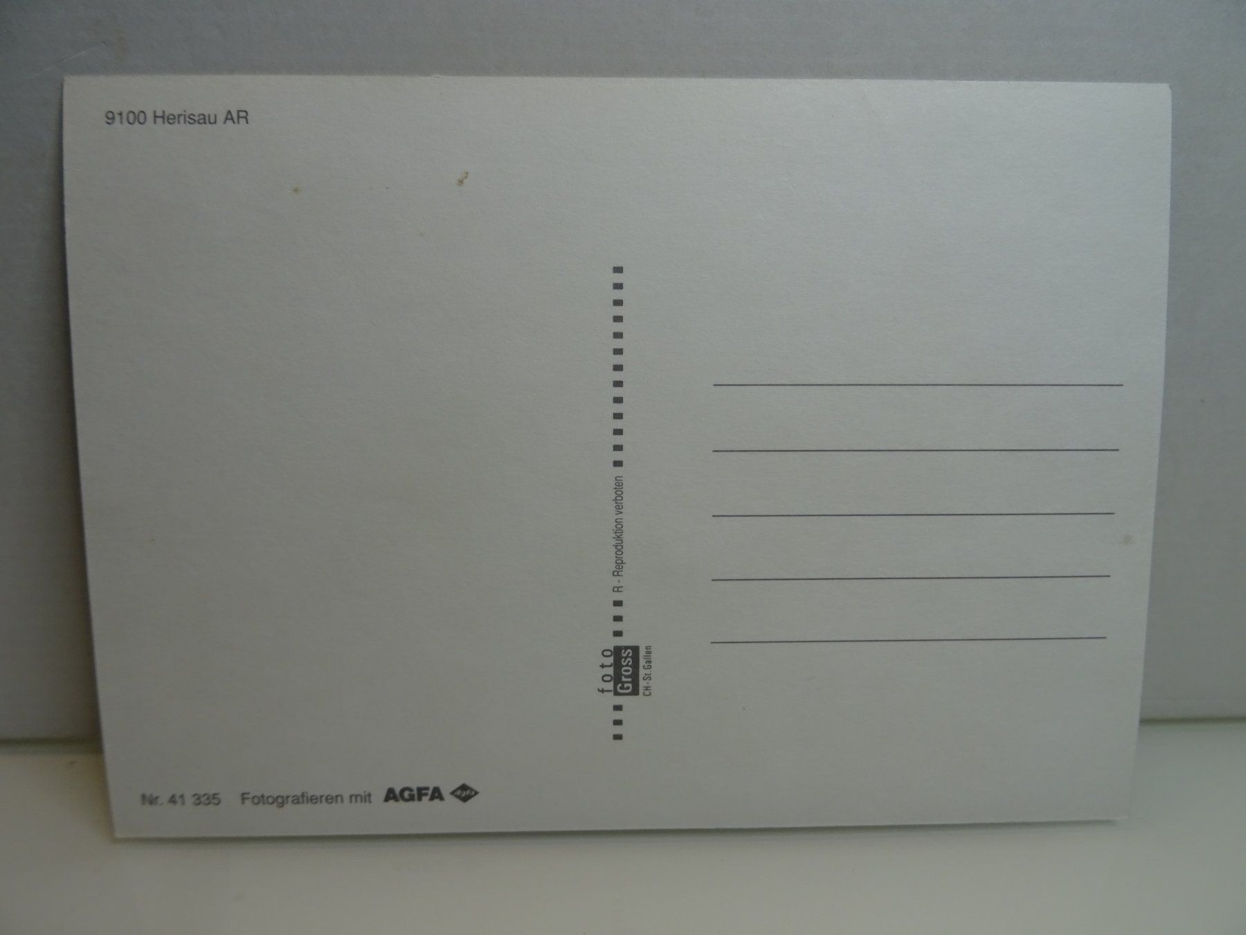 Ansichtskarten: Herisau AR Postkarte Altstadt Kirche – Neu (gemäss Beschreibung) aus Teufen AR von Brandan2171 1