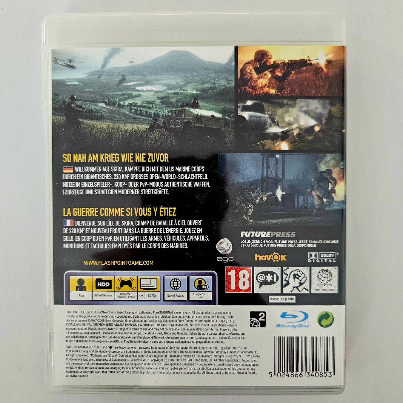 Sony Giochi: Operation Flashpoint Dragon Rising (PS3) – Usato da Holziken venduto da Miglioregamesnmore 1