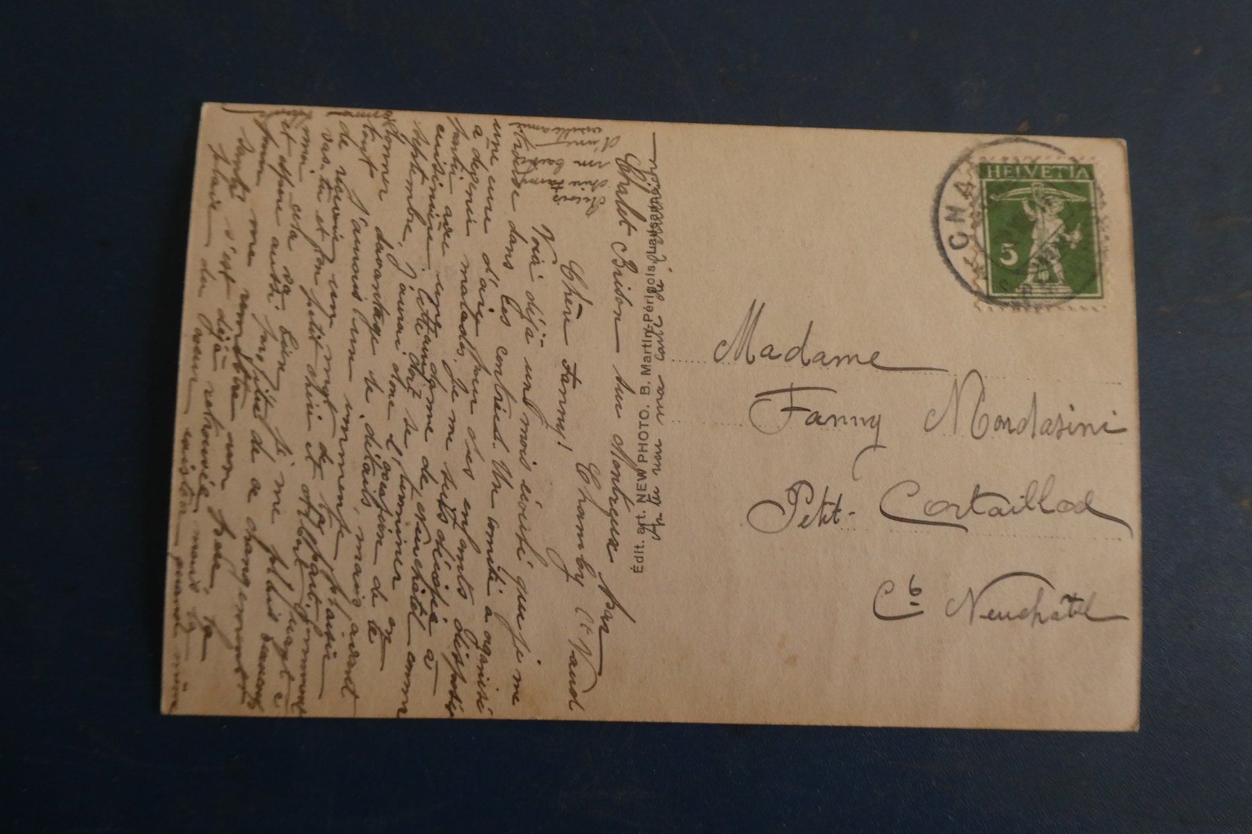Cartoline postali: Les Avants VS – Usato da Fontaines NE venduto da monloisir 1