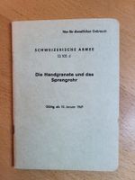 Reglement "die Handgranate und das Sprengrohr"
