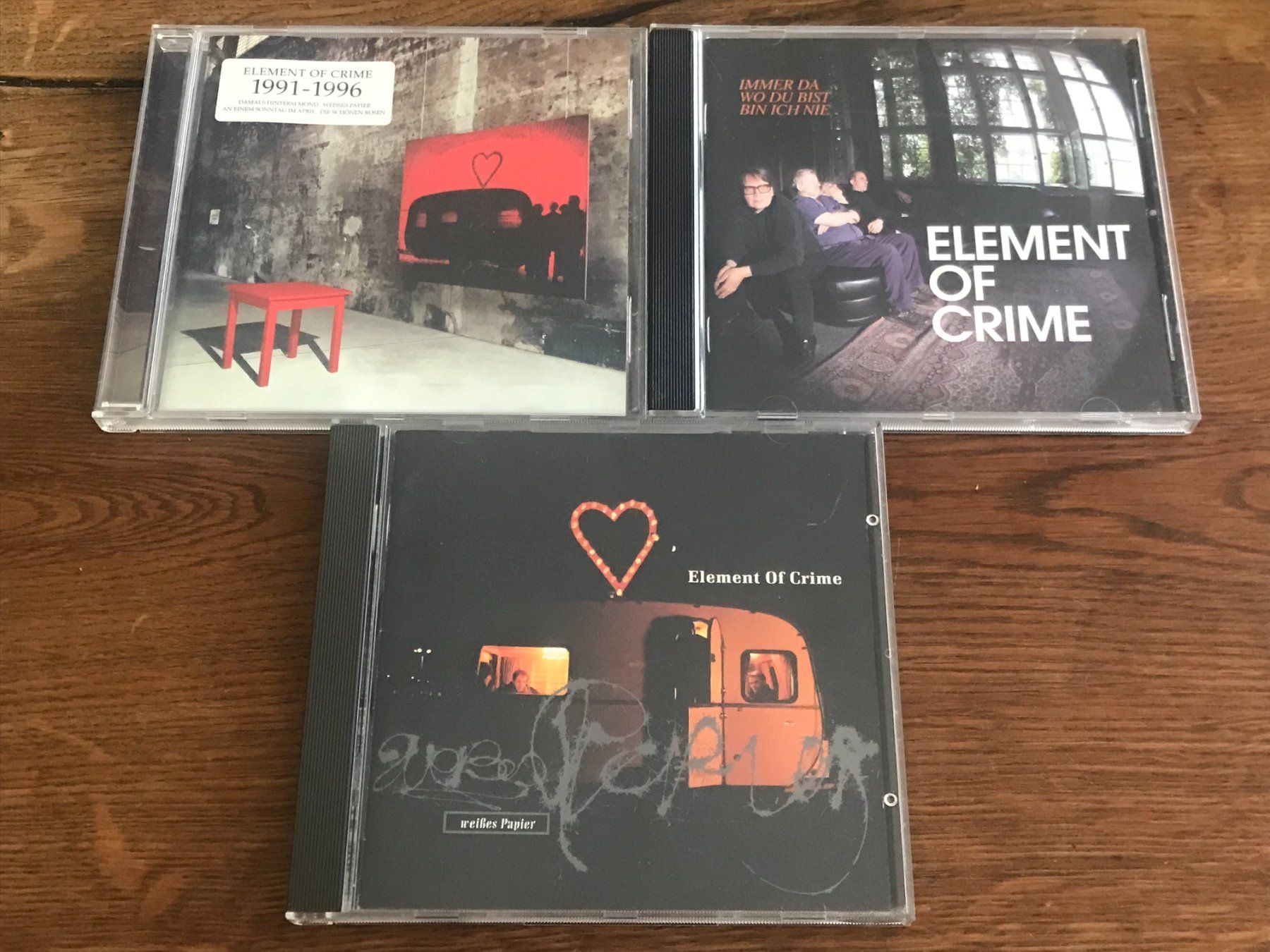 CDs: 3 CD's von ELEMENT OF CRIME – D'occasion à Buchs AG par Archie