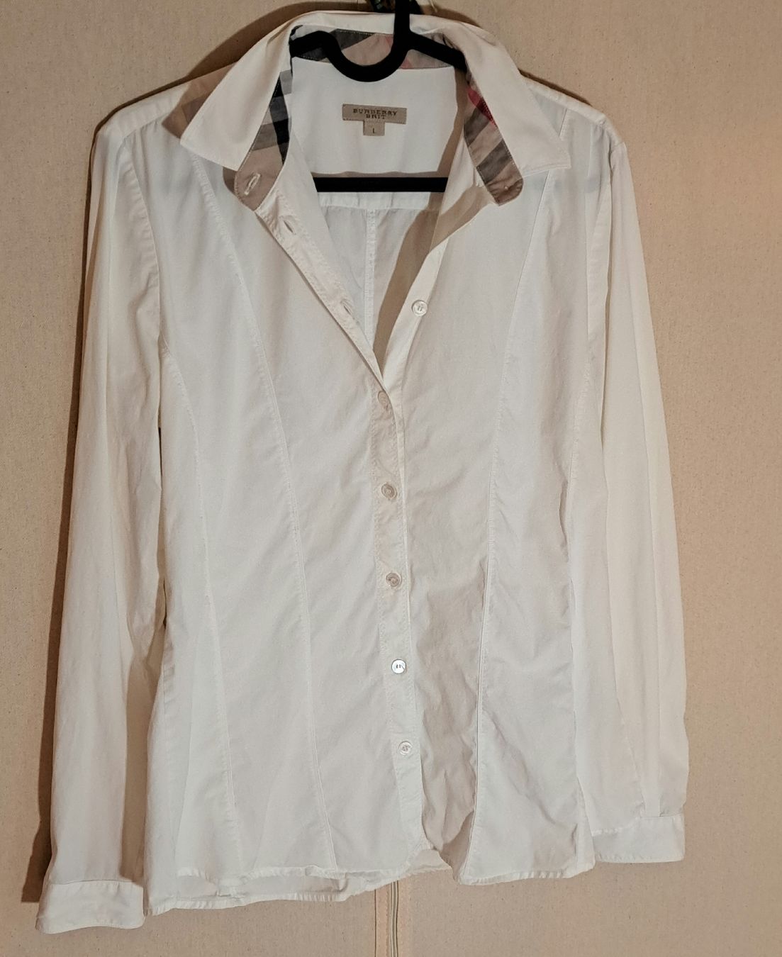 Burberry Camicette: Burberry Brit Bluse weiss – Nuovo (secondo la descrizione) da Richterswil venduto da Viorella