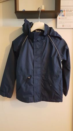 Kinder Regenjacke / Übergangsjacke Dunkelblau – Grösse 122