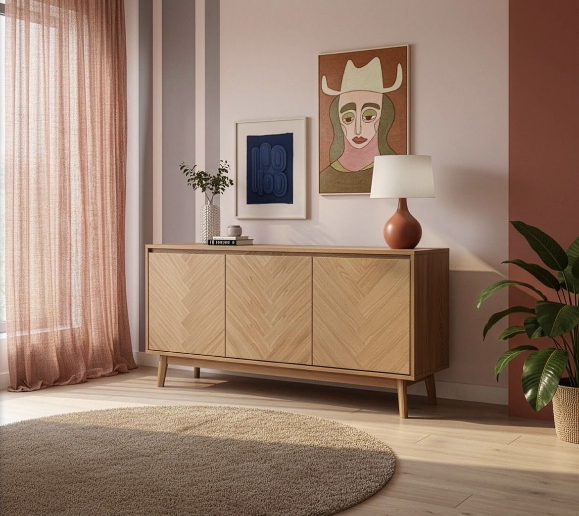 Kommoden: Sideboard - Eiche - Front in Fischgräten-Optik – Gebraucht aus Zürich von Nini_Herren 5