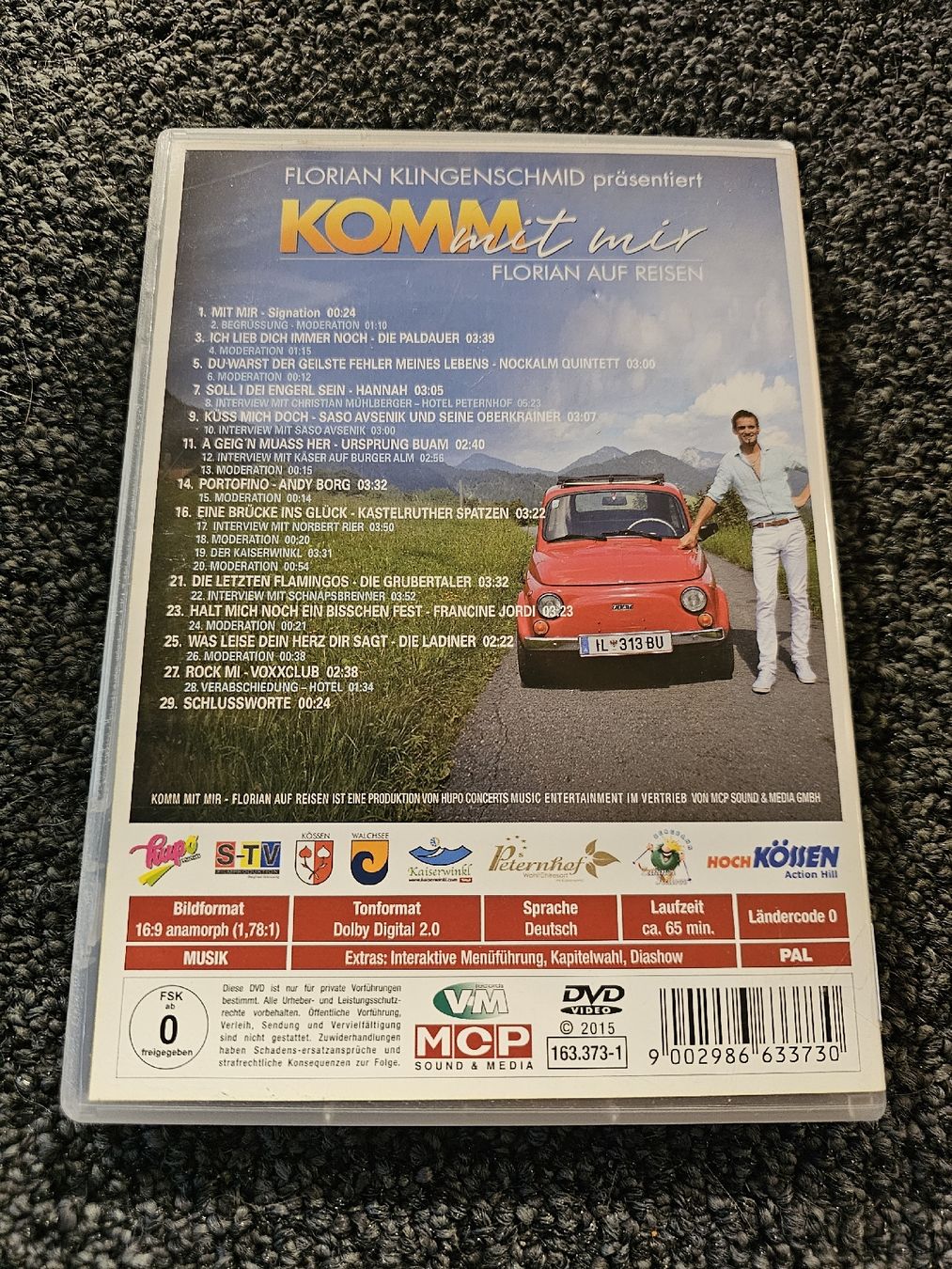 Tutti i DVDs: Florian Klingenschmid: Komm mit mir (21180) – Usato da Ruswil venduto da jan_bxl5 1