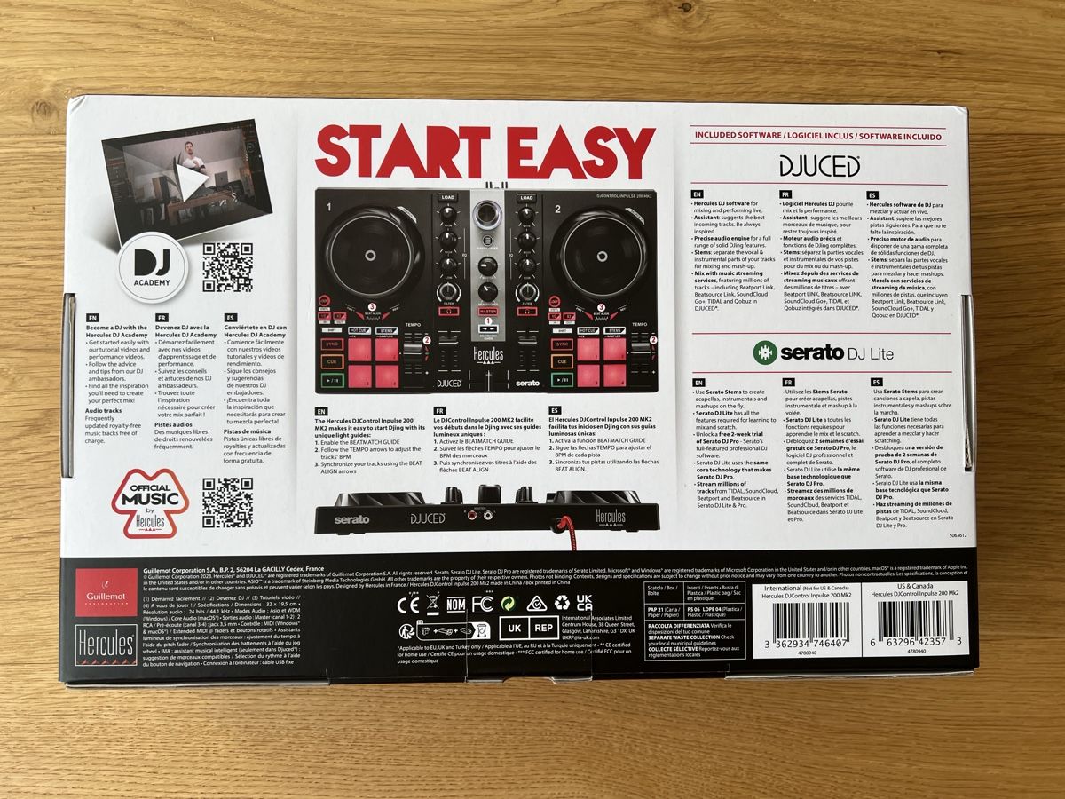 Hercules Console di mixaggio: Hercules DJControl Impulse 200 MK2 DJ Controller – Usato da Meiringen venduto da sae_5hz9 2