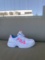 Fila Disruptor, Size 37, White/Pink/Blue - Great Condition!
