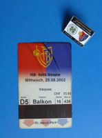 FC Basel vs. Celtic Glasgow 2002 – Original-Ticket & Pin