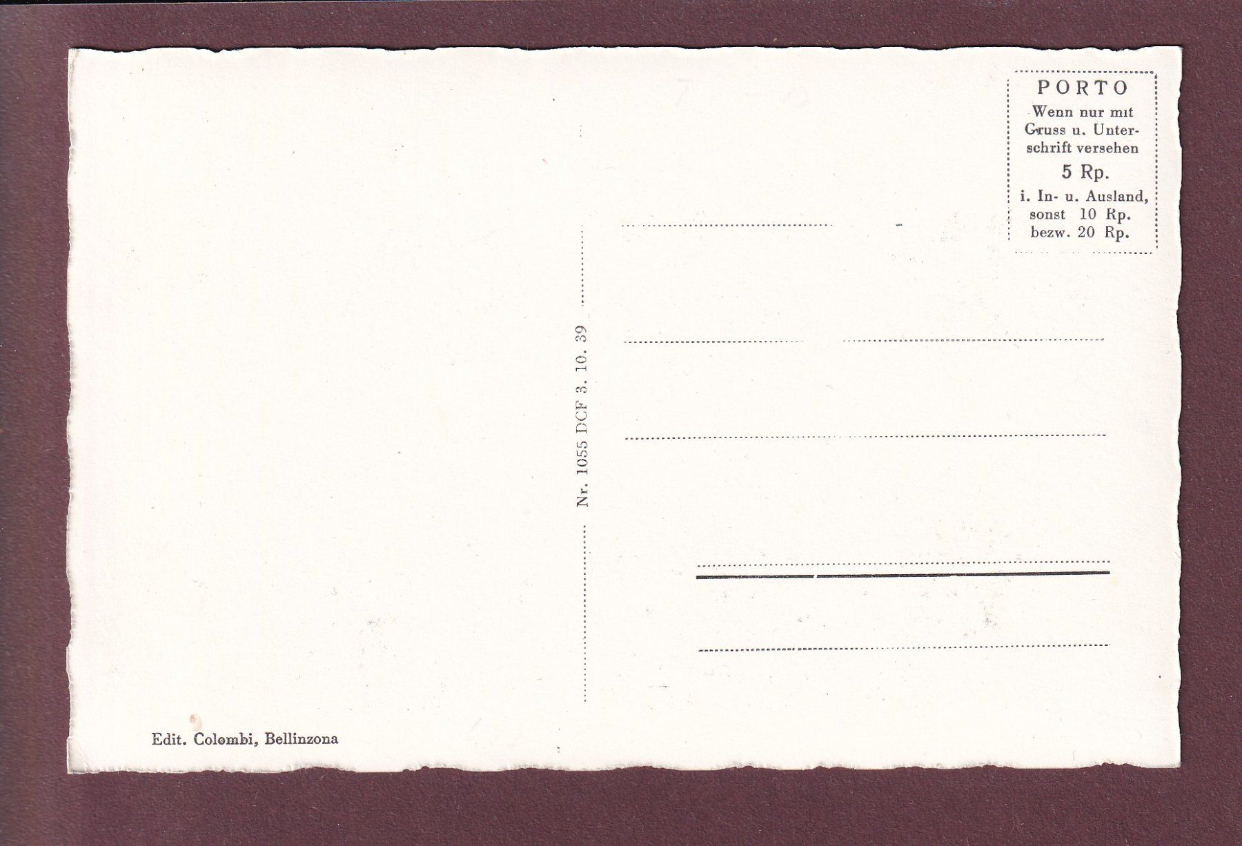 Cartoline postali: BELLINZONA - Stazione – Usato da Pully venduto da nicecards 1