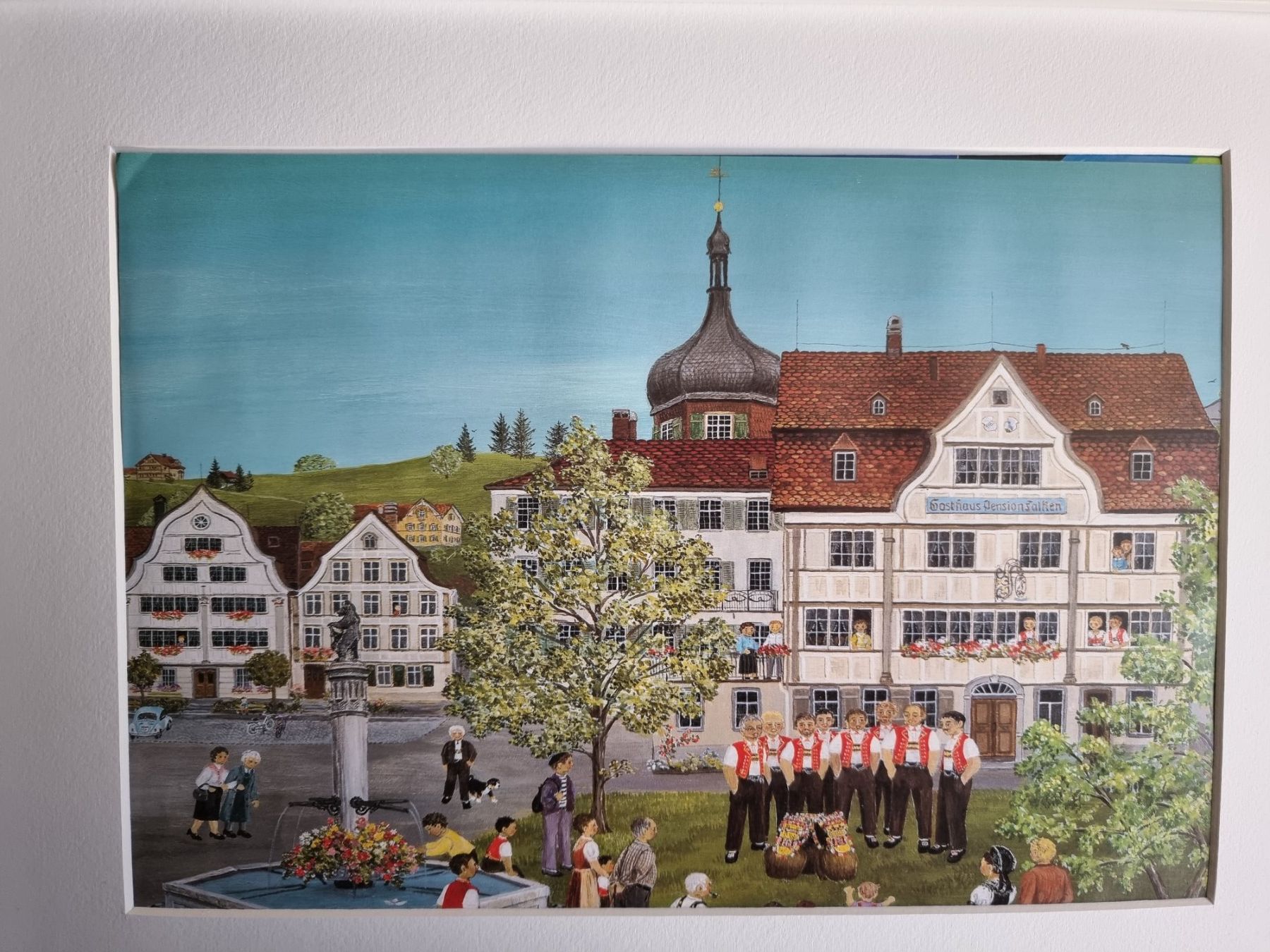 Foto & Immagini: FLÖCKLI DAS GEISSLEIN BILD VON LILLY LANGENEGGER – Usato da Gersau venduto da grafik-kunst 1