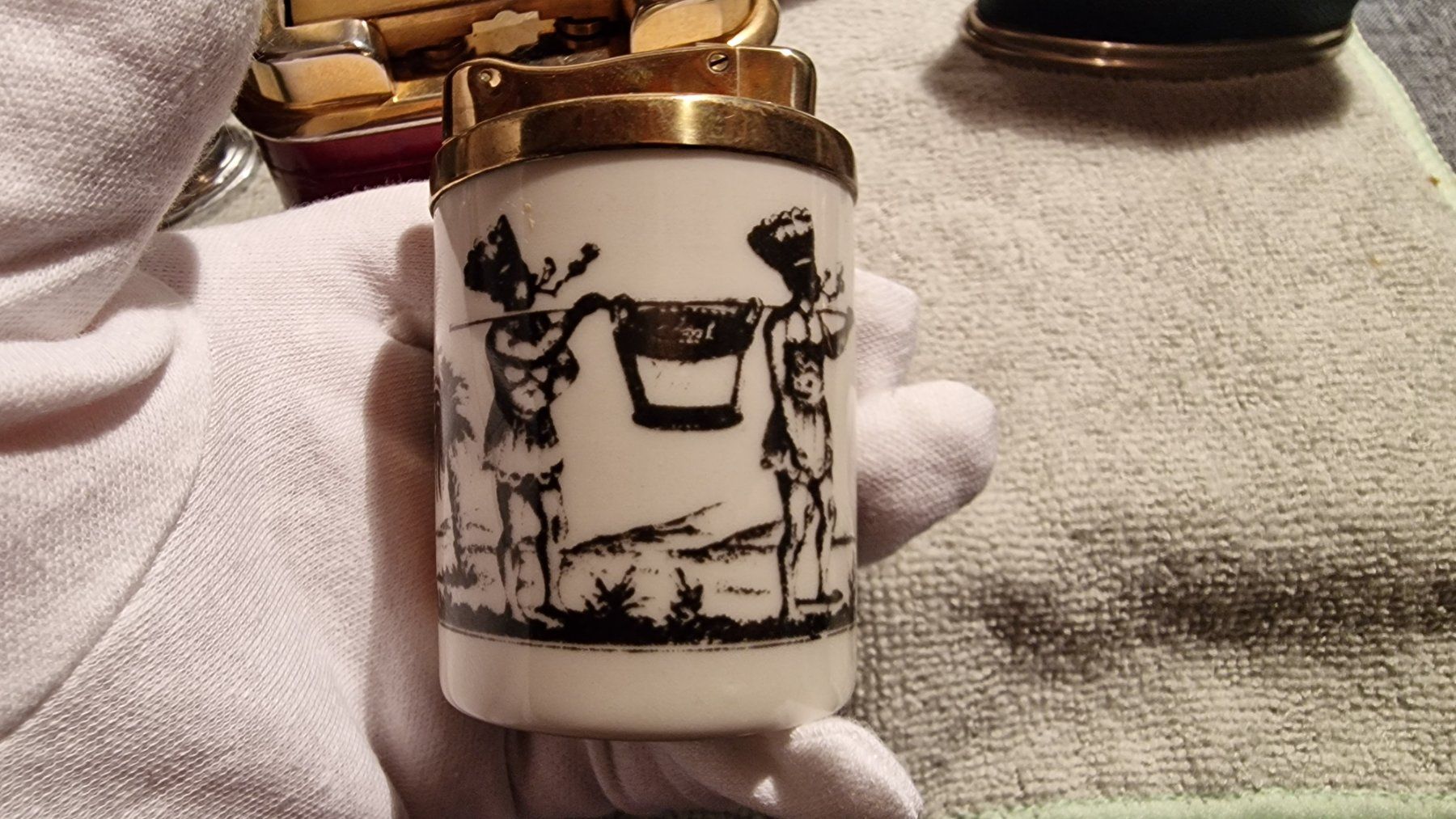 Accendini: Sammlung 7 Tischfeuerzeuge ca 1960 – Usato da Widnau venduto da TheOldLighters 2