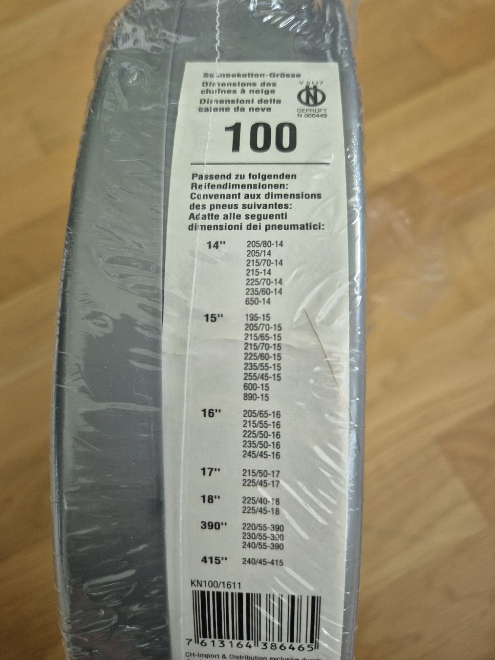 Catene da neve: Schneeketten Grösse 100 von assyst – Nuovo e nell'imballaggio originale da Altdorf UR venduto da eva_tb85 2
