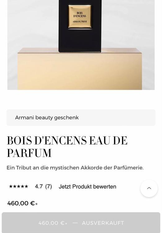 Armani Prive - Bois d'Encens | Acheter sur Ricardo