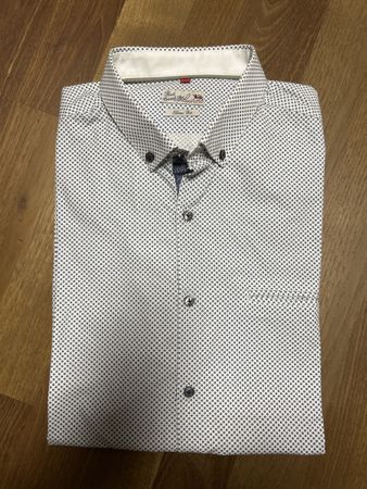 Paul Kehl Casual Dot Hemd, Slim Fit, Grösse L, Top Zustand!