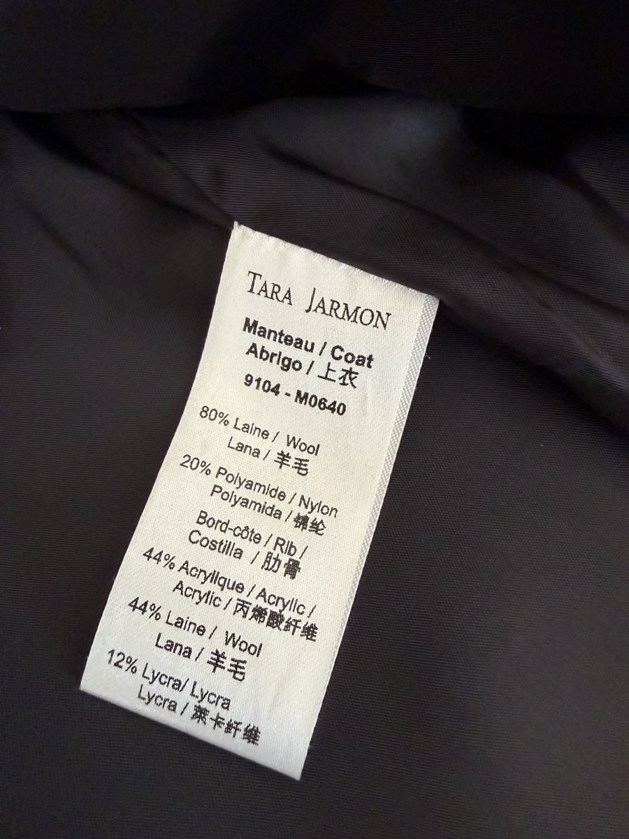 Tara Jarmon Cappotti: Tara Jarmon Wool Coat – Usato da Herrliberg venduto da Tubalp 4