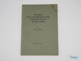 DR. L.WEISZ - Studien Geschichte Zürcher Wald