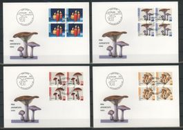 1994, FDC, Pro Juventute, Viererblöcke