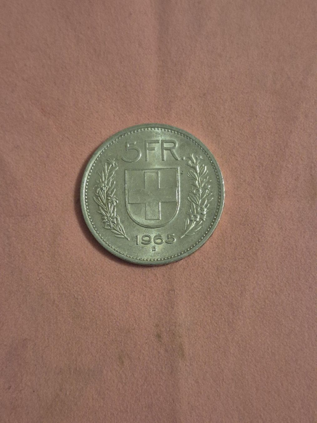 Tutti le monete: 5 FR Suisse 1965 – Usato da Chavannes-Renens venduto da Douz13