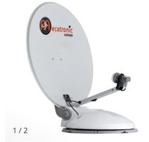 SR Mecatronic Satellitenschüssel ASR 800 mit Receiver DVB-S2