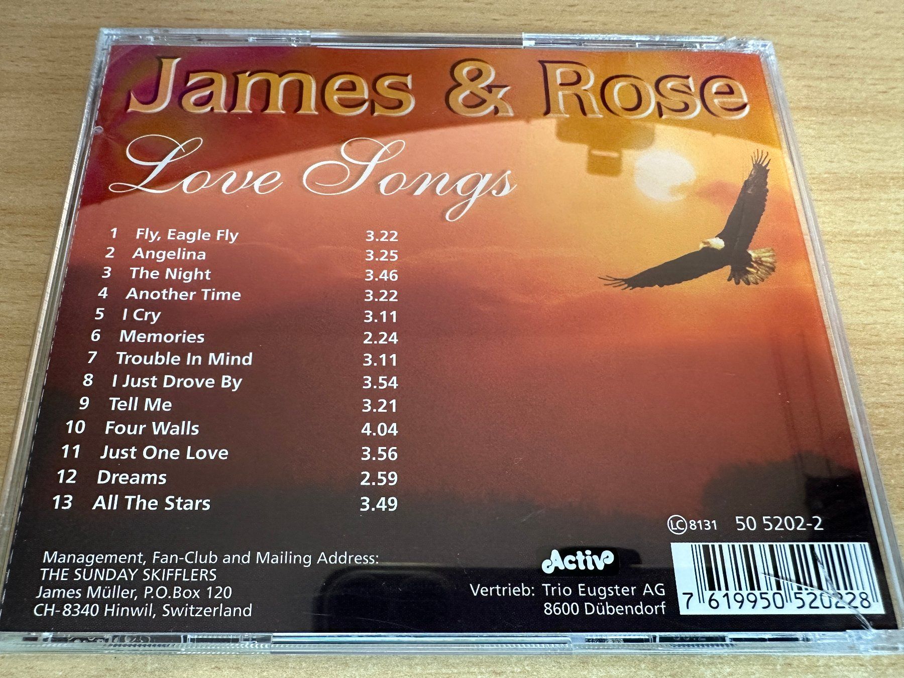 CD: James & Rose - Love Songs – Usato da Rikon im Tösstal venduto da Alpenmutz 1
