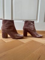 Samtige Stiefeletten | Pink | ungetragen | Gr 38