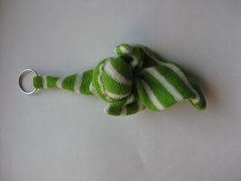 Keptin Jr. Schlüsselanhänger aus Bio-Baumwolle grün