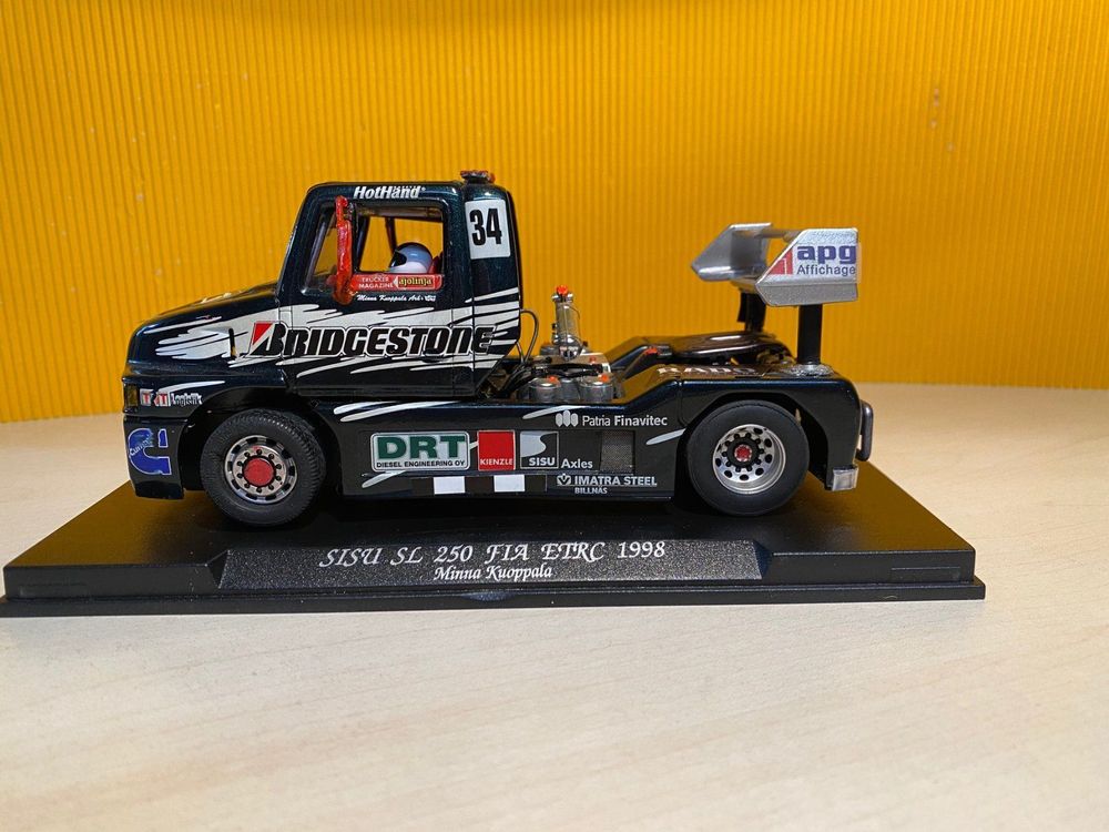 Voiture De Slot Fly GB Racing Track 08509 – SISU SL 250 #7 Blanche – 1/32