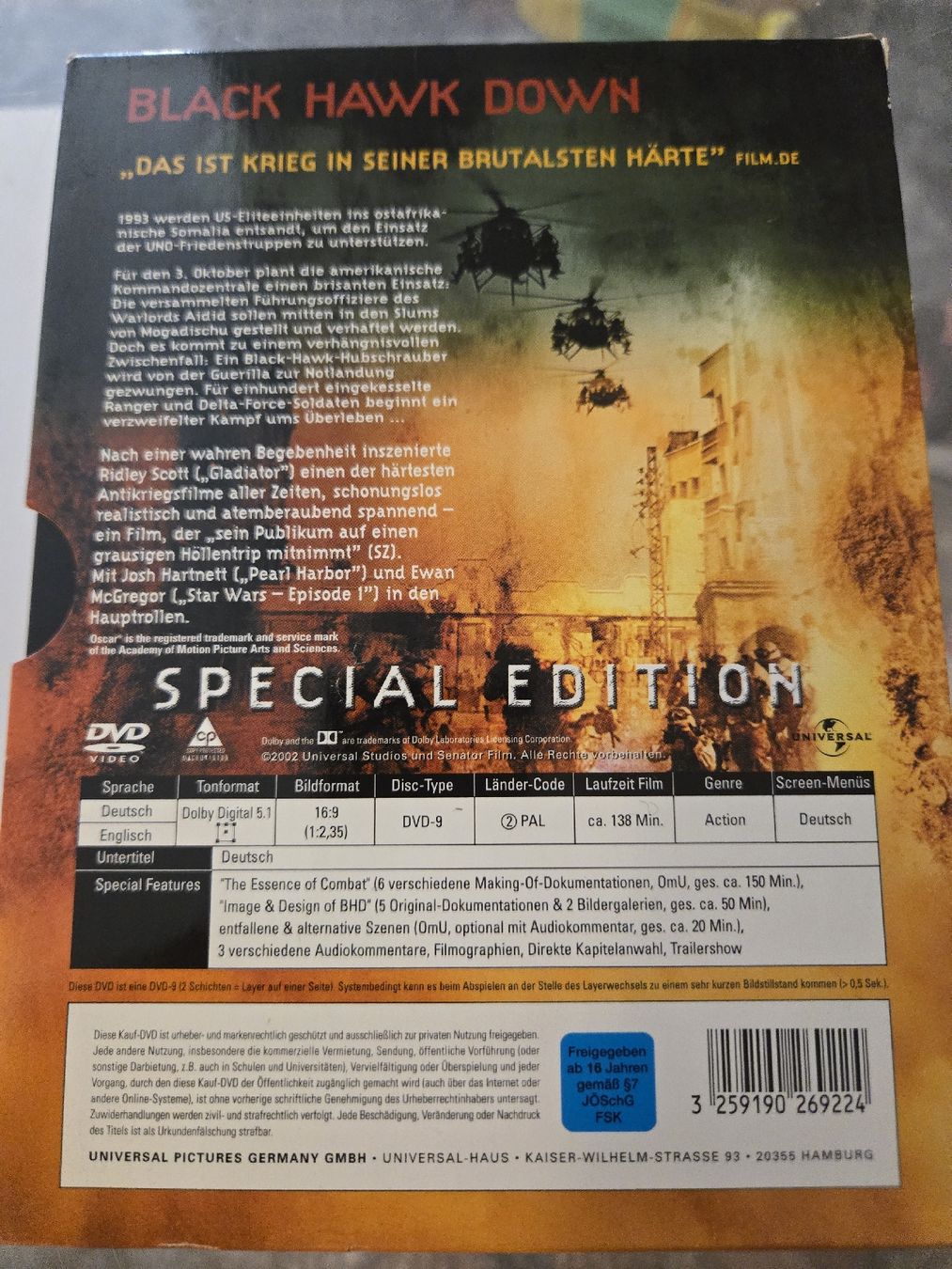 Tutti i DVDs: Black Hawk Down DVD – Usato da Bussigny venduto da Kfdlt 1