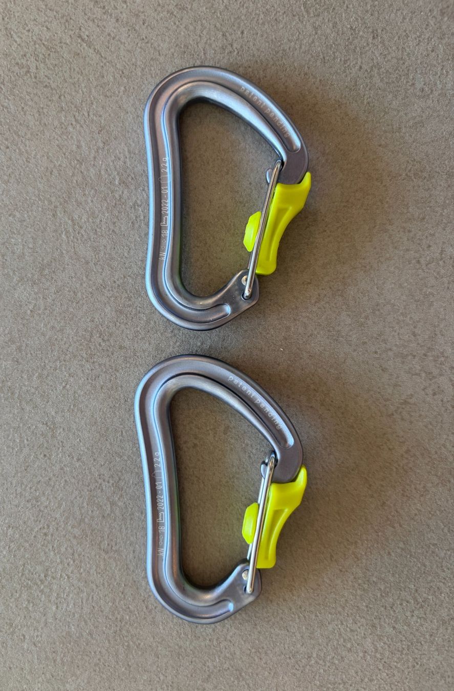 Kletterausrüstungen: 2x Edelrid Ease Karabiner – Gebraucht aus Morschach von PetrKopcak 1