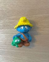 Naturi-Schlumpf mit Raupe, Peyo, Schleich