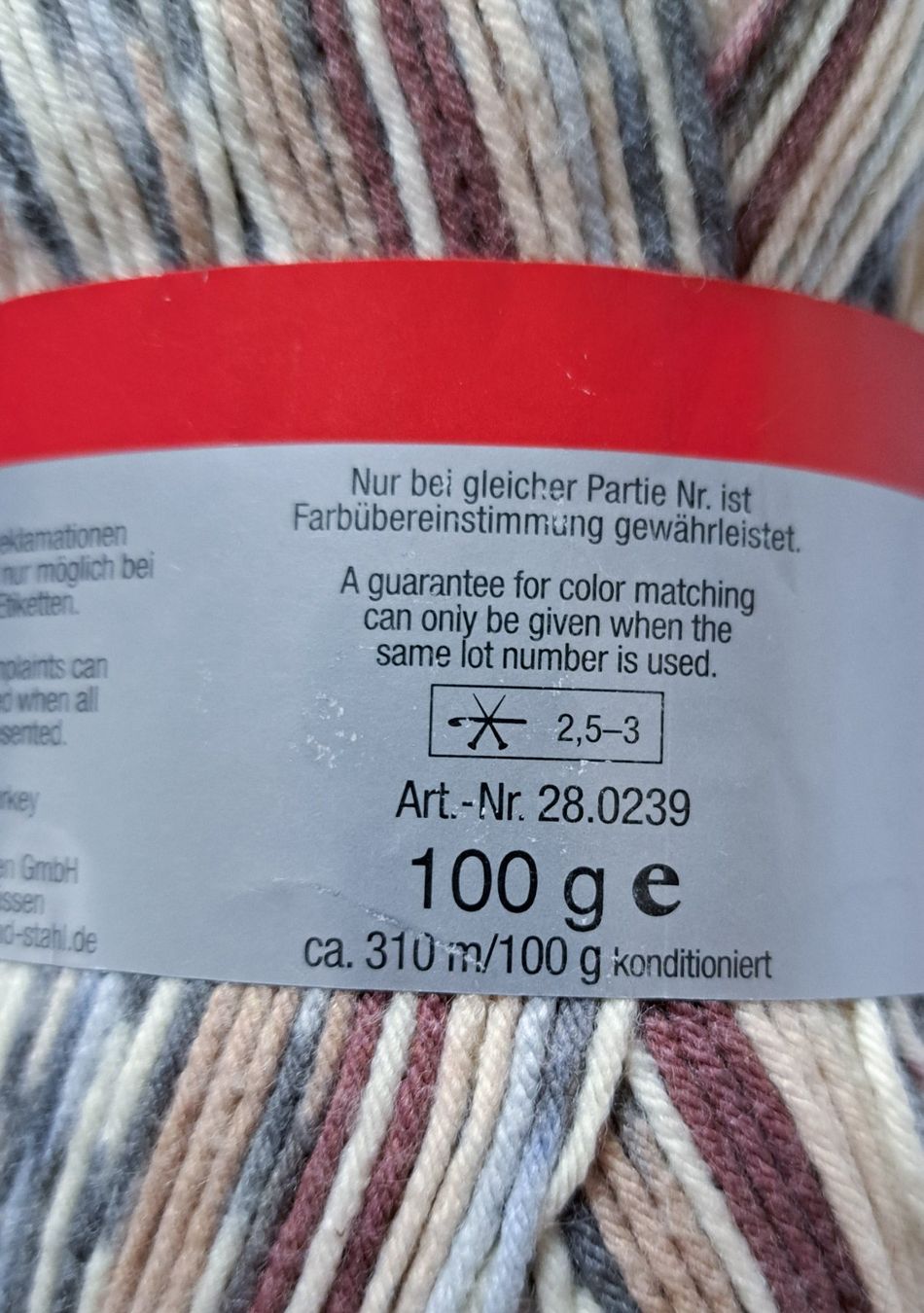 Lana: 100 g Sockenwolle, Baumwolle – Nuovo e nell'imballaggio originale da Basel venduto da Sweet-Yarns01 2