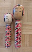 2 Kokeshi Puppen aus Japan Vintage