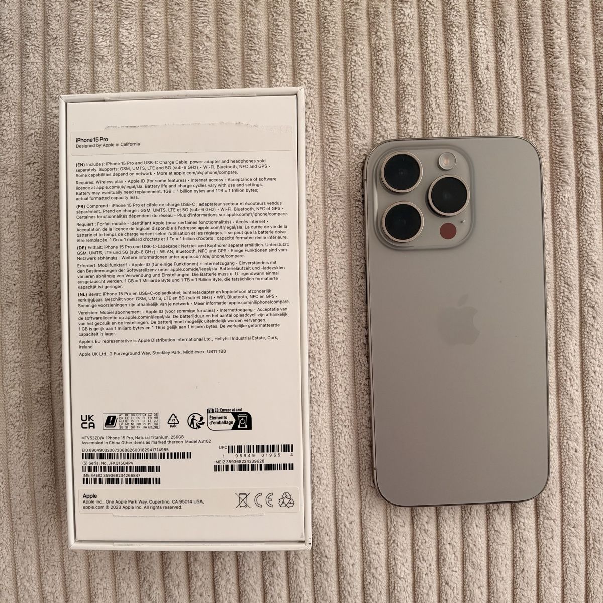 Apple Portables: iPhone 15 Pro 256 GB – Neuf (Voir description) à Hinwil par norisenya 1