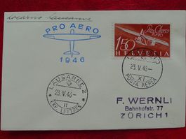 F41 PRO AERO Ersttagsbrief F41, hübsches Briefchen, 65.-++
