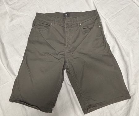 H&M Herren Sommer Shorts, Khaki, Grösse 31, neuwertig