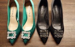 2 Paar Highheels Tamaris 39 grün und schwarz
