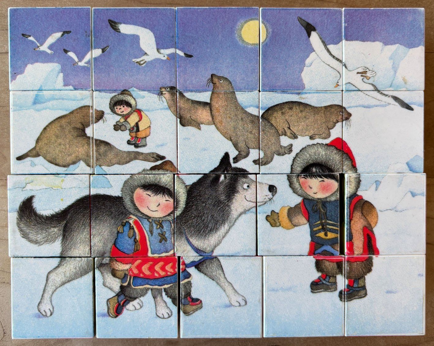 Puzzles: UNICEF, Klötzli-Puzzle – D'occasion à Füllinsdorf par Bubnik 1