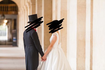 Brautkleid Amicie G – mit langer Schleppe, sehr guter Zustan