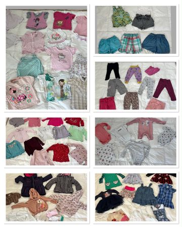 Tolles Kleiderpaket Mädchen getragen mit Gr. 92