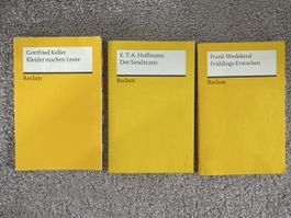3 Reclam Bücher