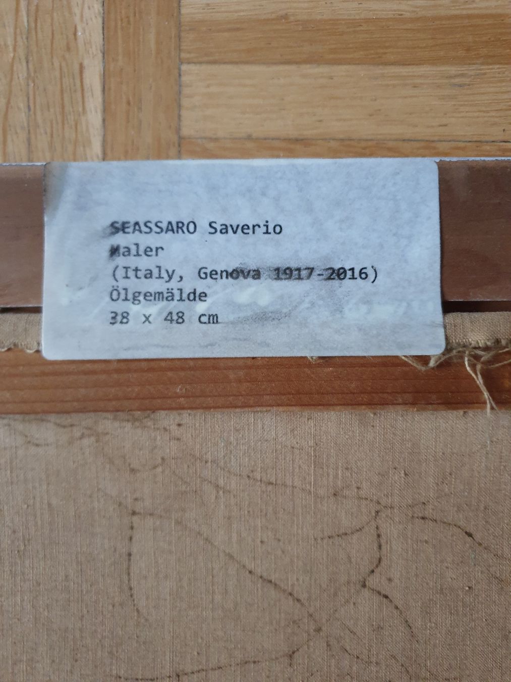 Tableaux: Gemälde / Saverio Seassaro – D'occasion à Zürich par B-Rock 9