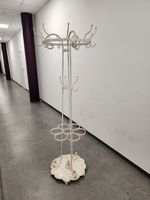 Antiker Garderobenständer Metall Weiss ShabbyChic Stil