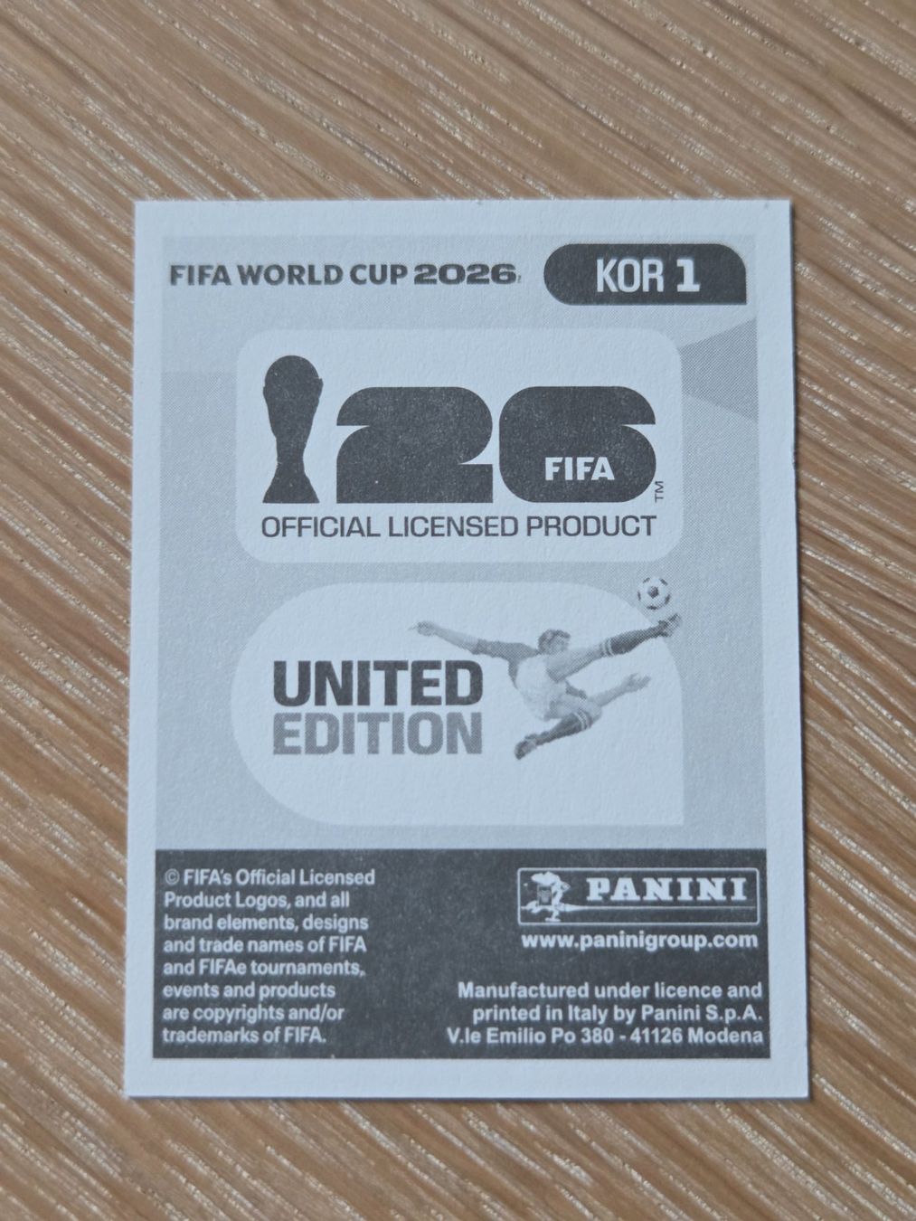Panini Carte collezionabili: Panini FIFA WM 2026 KOR 1 – Nuovo e nell'imballaggio originale da St-Imier venduto da Mod_qd95 1