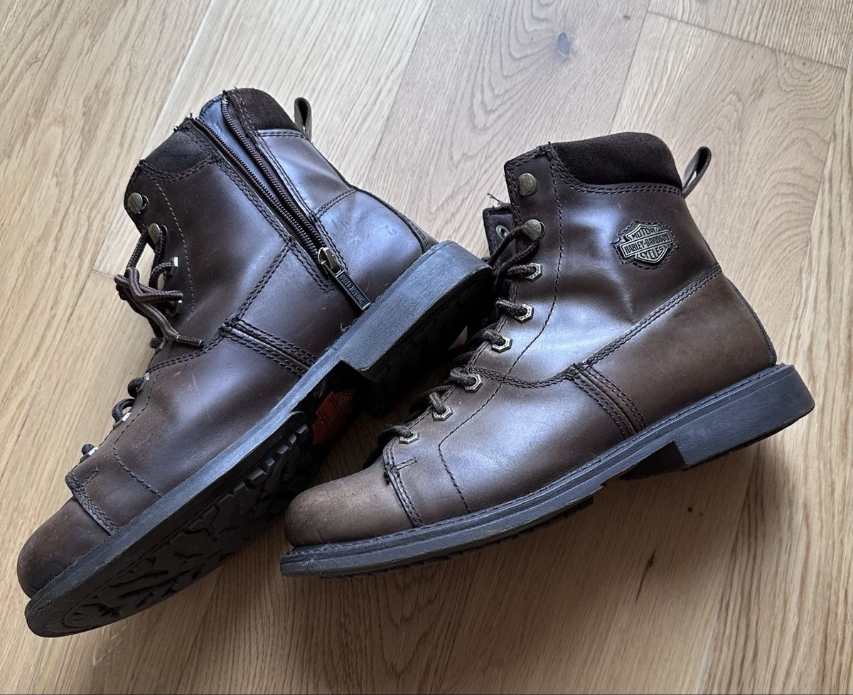 Harley-Davidson Scarpe da uomo: Harley-Davidson Stiefel braun Grösse 42 Leder – Usato da Landschlacht venduto da KeyWest09 1
