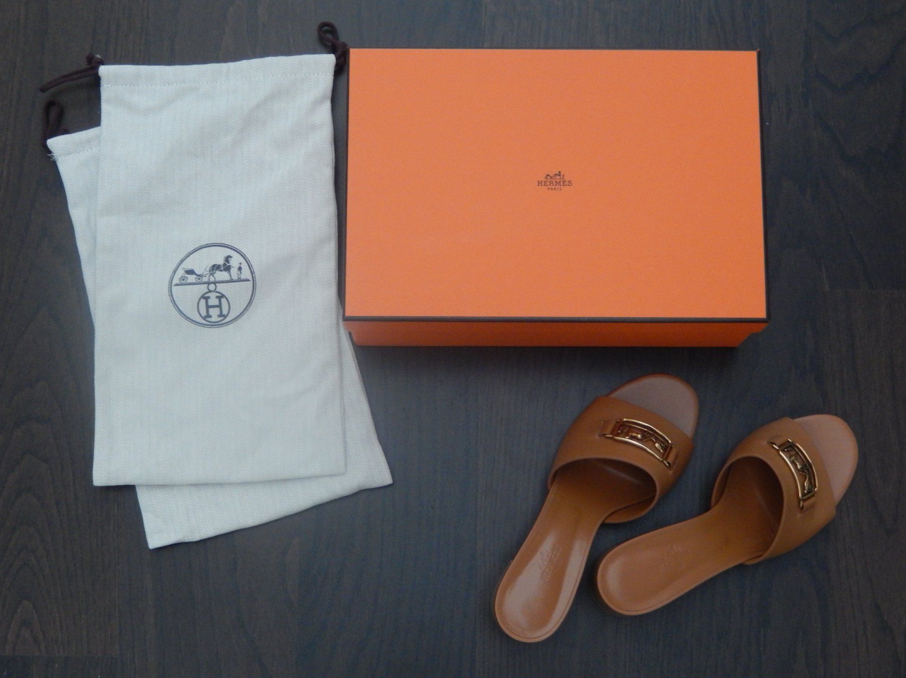 Hermès Scarpe da donna: Orig. HERMES Mules Bastille Gr. 38,5 – Usato da Tuggen venduto da vivira 7